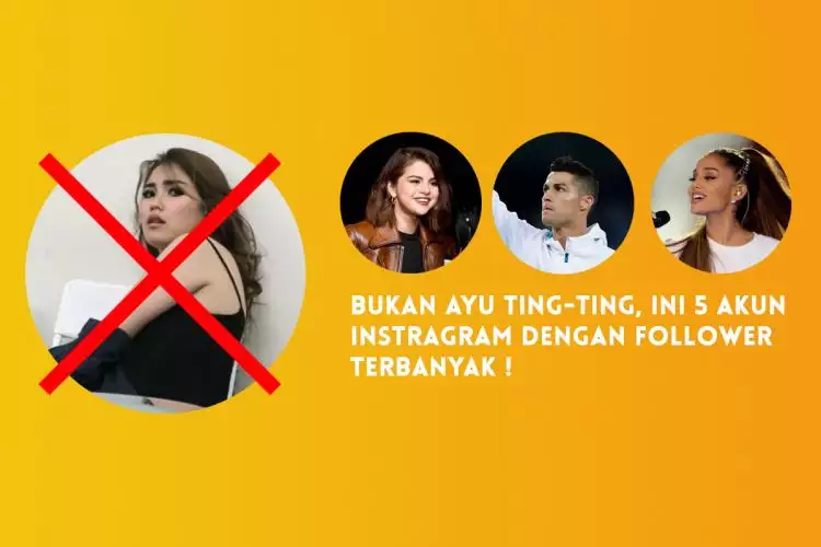 Selain Ayu Ting Ting, ini 5 akun Instagram dengan followers terbanyak