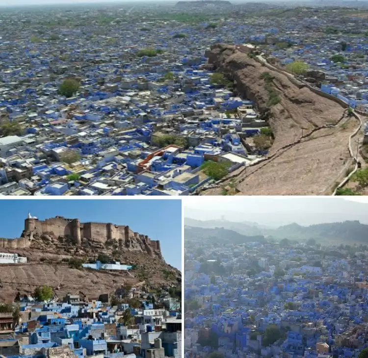 Blue City India, kota biru yang unik di tengah padang pasir Thar