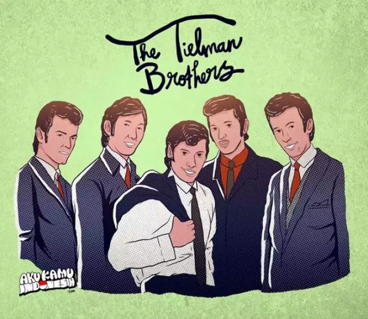 The Tielman Brothers, band rock pertama dunia asal Indonesia