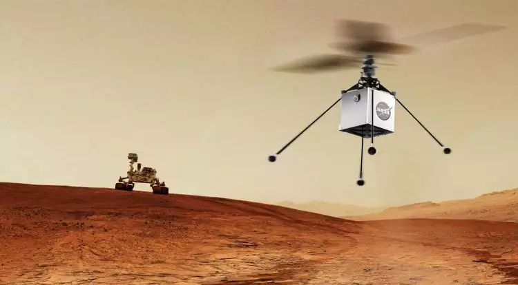 Terobosan baru, NASA bakal boyong helikopter ke planet Mars