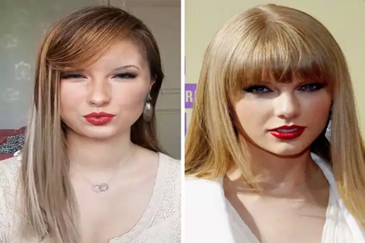The power of makeup, gadis ini ubah wajahnya mirip tokoh terkenal