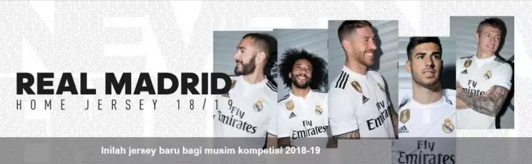 15 Potret jersey baru Real Madrid musim depan, tapi kok nggak ada CR7?