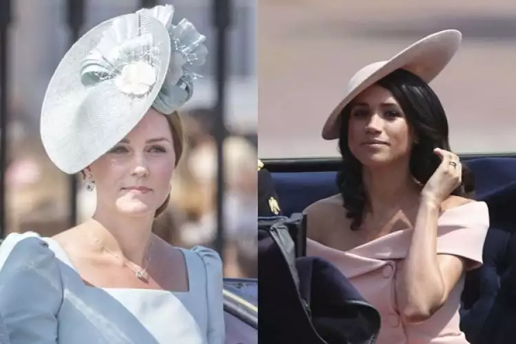 Adu gaya Kate dan Meghan di acara ulang tahun Ratu Elizabeth II