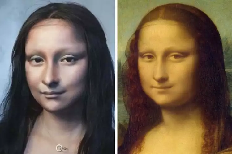Power of makeup, gadis ini 'ubah' dirinya jadi mirip lukisan Monalisa