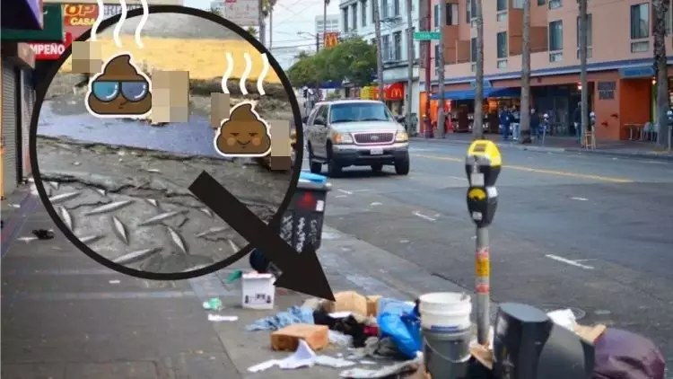 Duh, jalanan di kota San Fransisco dipenuhi kotoran manusia!