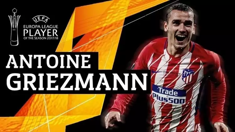 Antoine Griezmann dianugerahi gelar pemain terbaik Liga Europa