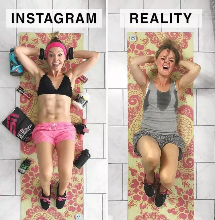 12 Foto ini bandingkan kehidupan di Instagram vs realita sebenarnya