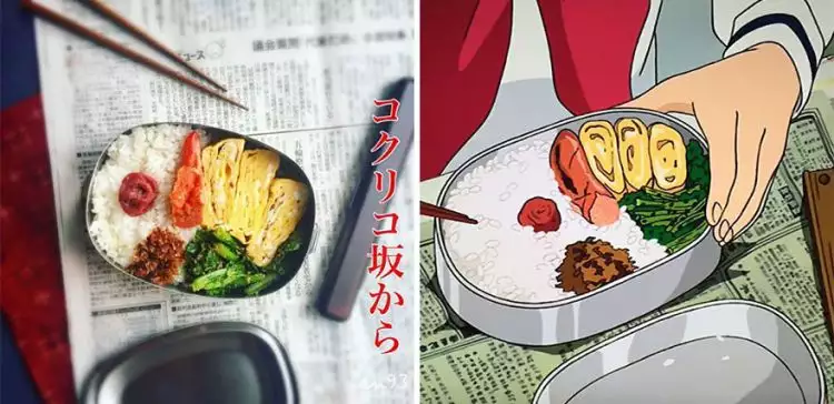 Food Photographer ini bikin jepretan persis dengan film Studio Ghibli