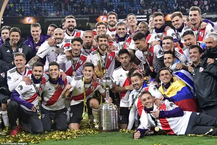 River Plate juara Copa Libertadores, duel tim Argentina di Kota Madrid