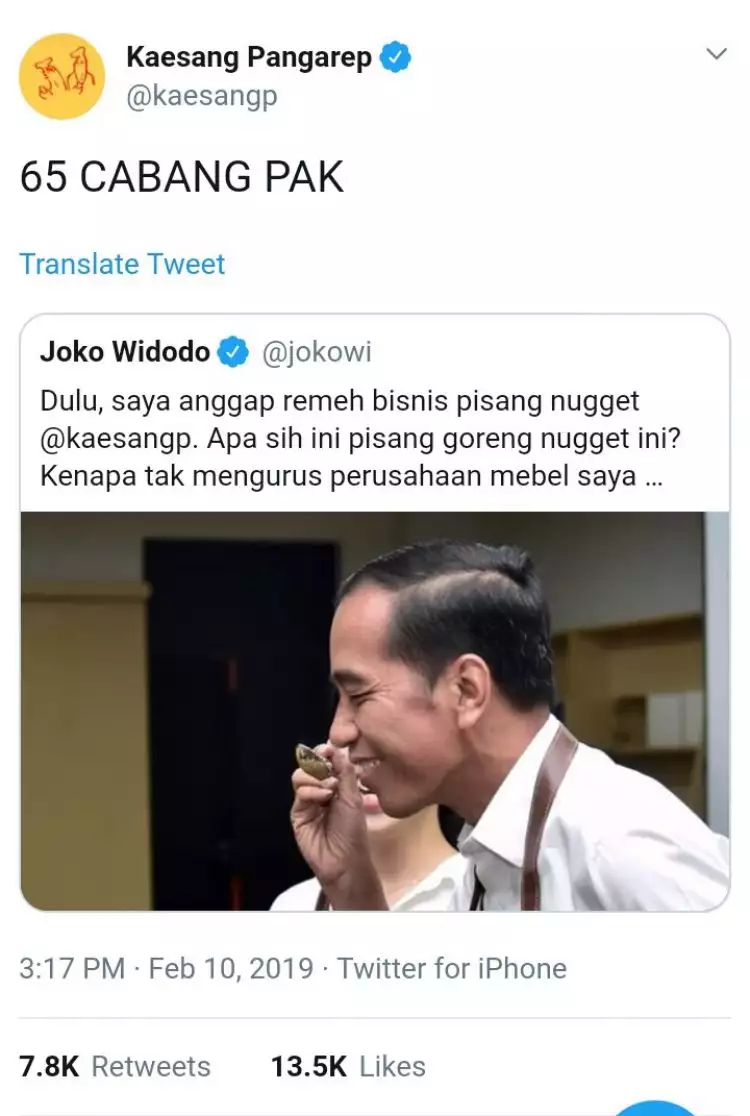 9 Interaksi kocak Jokowi dan Kaesang di Twitter, bikin ngakak