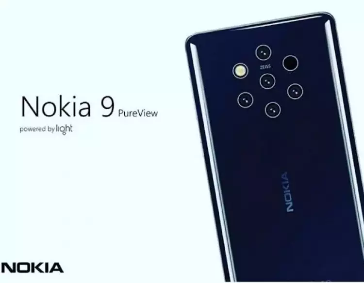 Nokia PureView 9, ponsel pintar dengan 5 kamera belakang