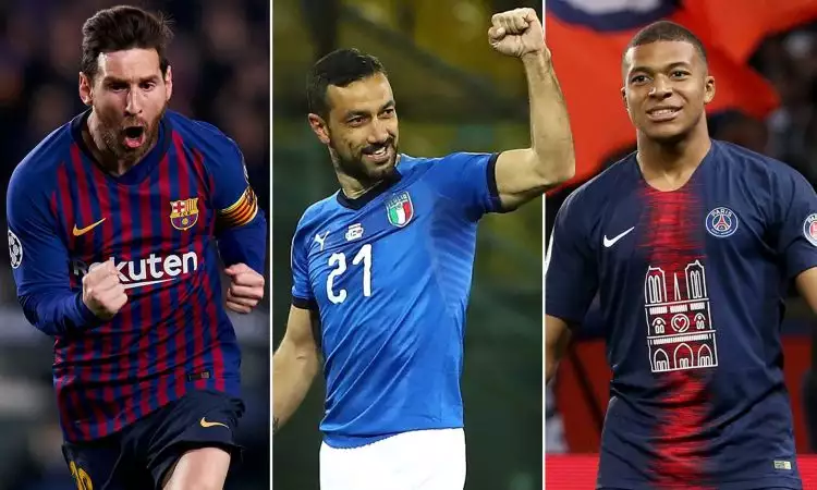 Messi, Mbappe, dan Ronaldo, siapa calon peraih Golden Boots 2019?