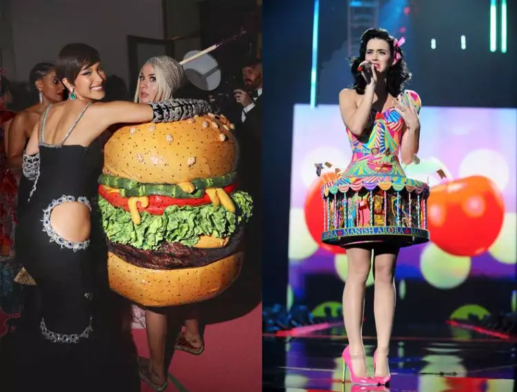 7 Gaya Katy Perry kenakan kostum makanan, terakhir di Met Gala 2019