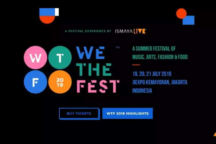 We The Fest 2019 bakal jatuh di bulan Juli, sudah siapkan budget?