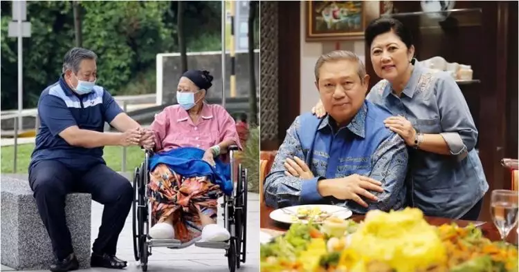 5 Potret haru keluarga SBY saat ziarah ke makam Ani Yudhoyono