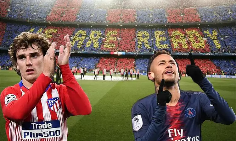 Ngebet, Barcelona ingin Boyong Neymar dan Griezman sekaligus