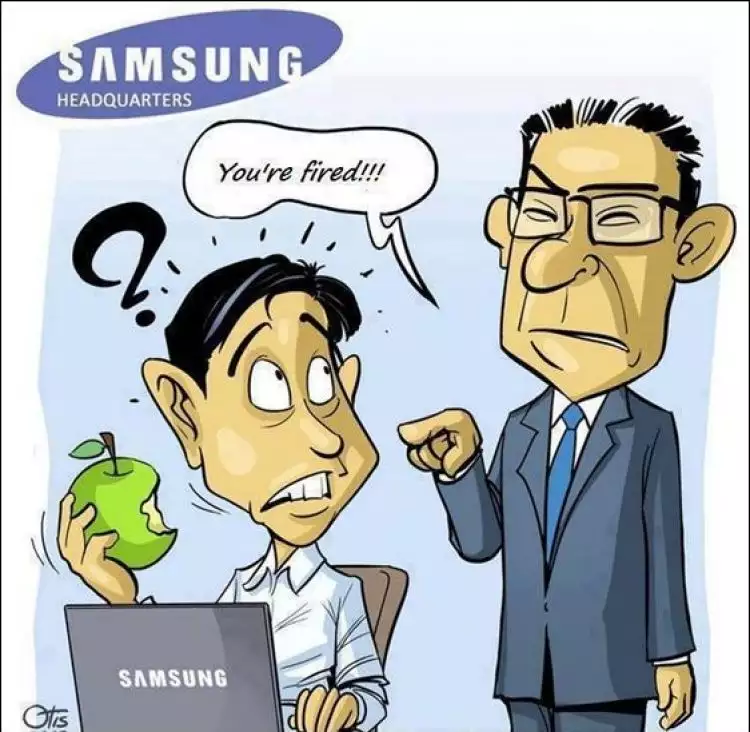 10 Meme kocak Samsung VS Apple ini bikin greget