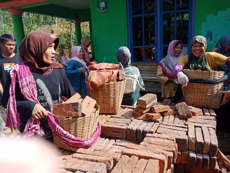 Kentalnya budaya gotong royong di Desa Duren, Banjarnegara