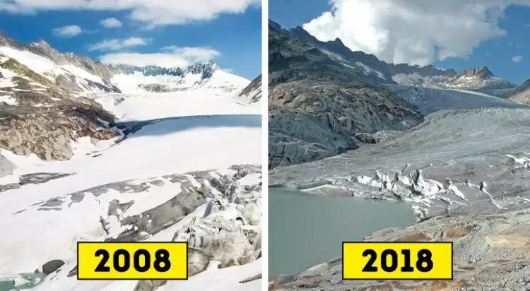 9 Foto ini tunjukkan drastisnya perubahan Bumi hanya dalam satu dekade