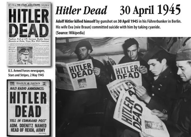Akhir tragis Adolf Hitler di ambang kekalahan Nazi Jerman