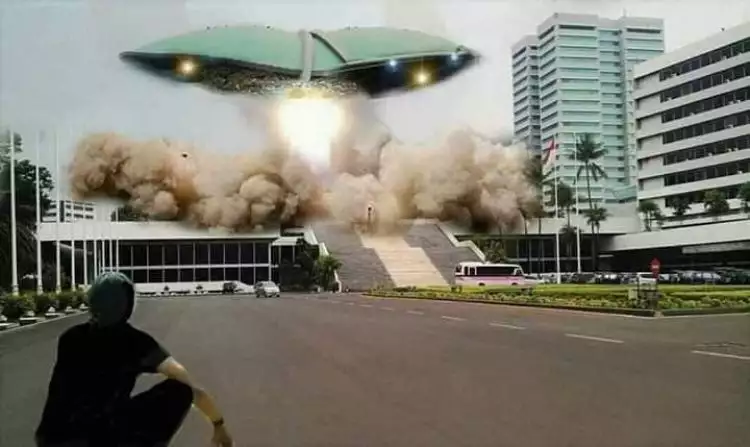 6 Foto editan kocak ini gambarkan saat ibu kota pindah dari Jakarta