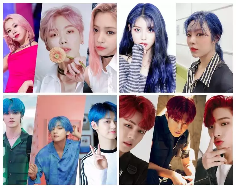 Sempat populer, 10 warna rambut idol K-Pop ini layak dicoba