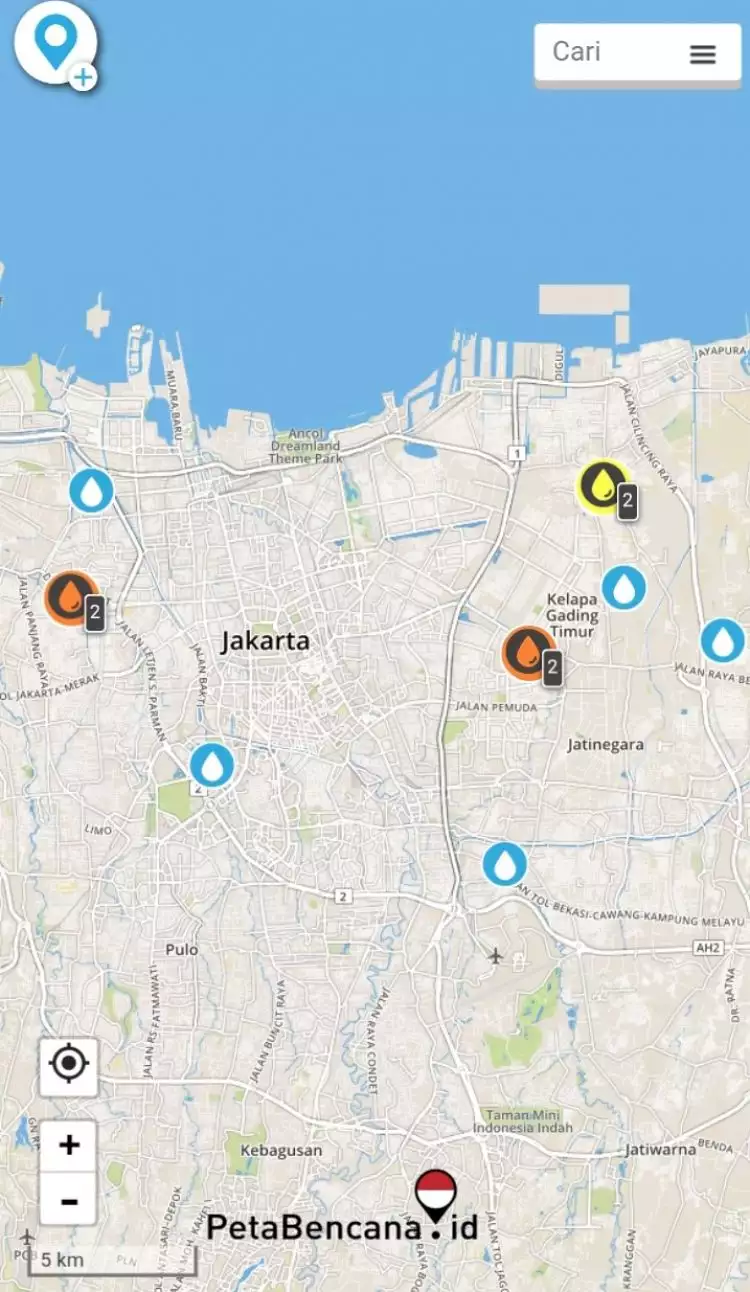 Jakarta banjir lagi, situs ini bisa membantumu mengecek titik bencana