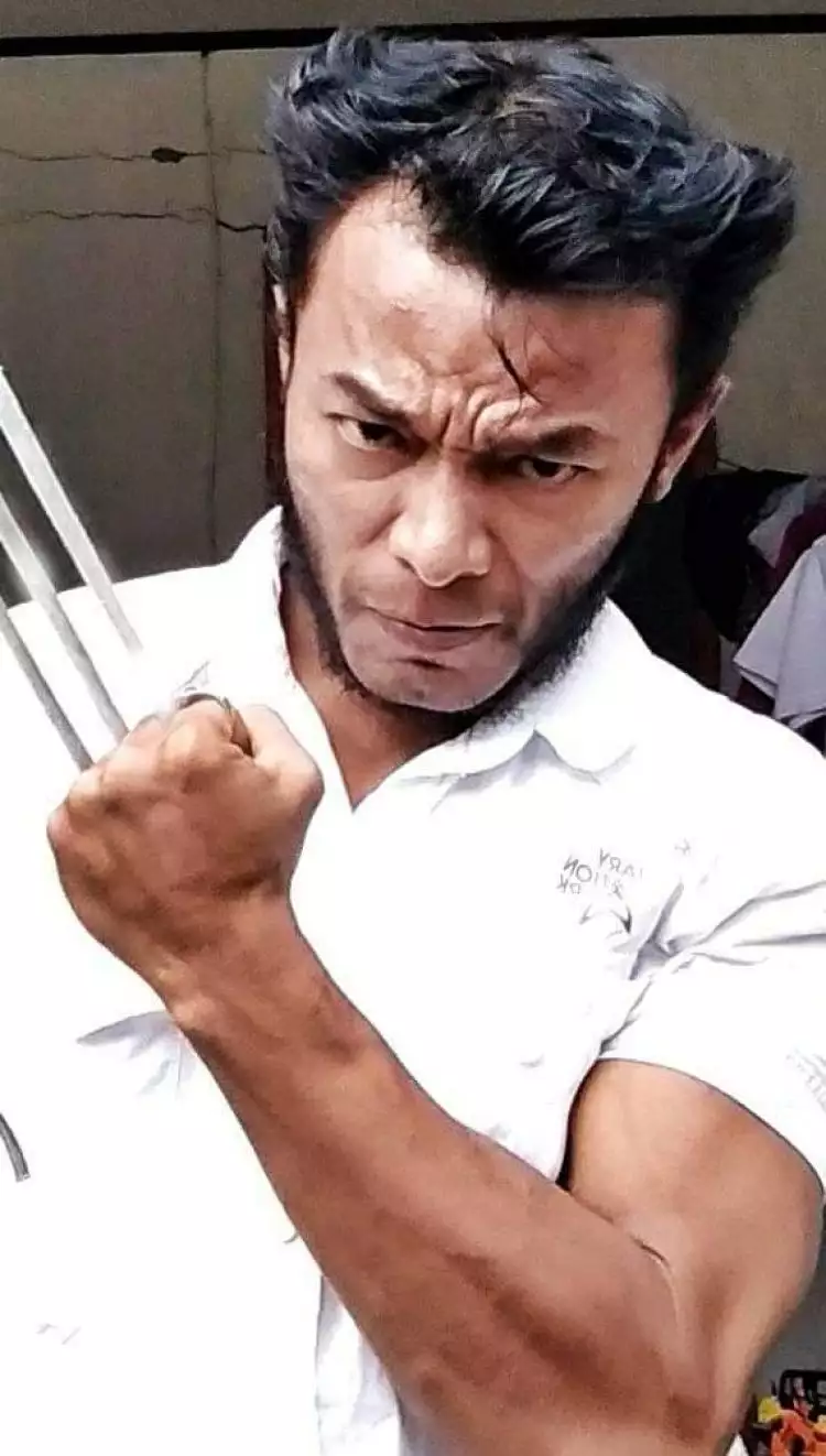 4 Potret Hendry Causa Sibala, sang 'Wolverine' viral asal Indonesia