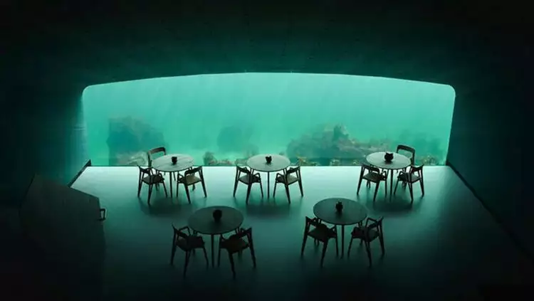 Under, restoran bawah air pertama di Eropa yang memukau