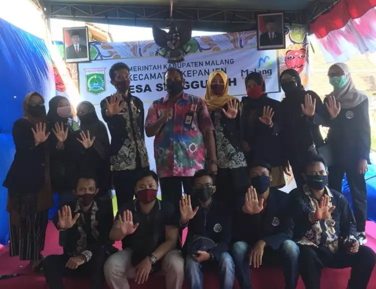 Mahasiswa KKN UM kawal Kampung Tangguh Desa Sengguruh