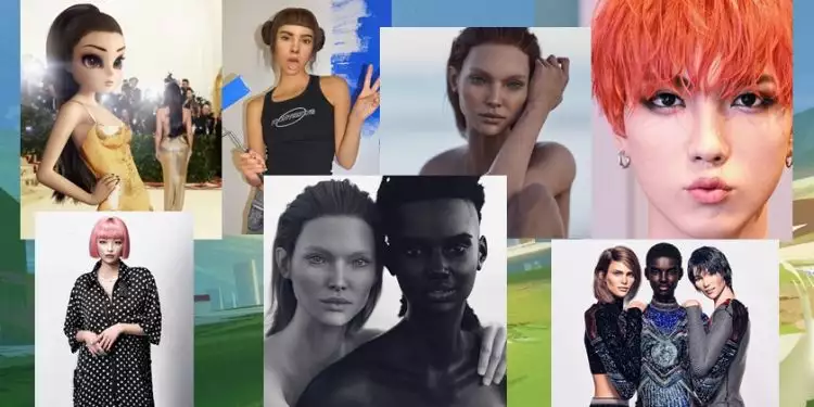 Tak kalah memesona, ini 15 model virtual Instagram paling populer