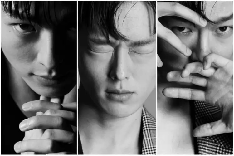 10 Potret Jang Ki Yong yang bernuansa hitam putih, estetis abis