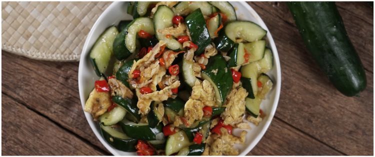 Tumis Timun Pedas