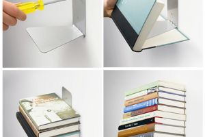 DIY: Bikin rak buku lucu, bisa melayang di dinding rumah!