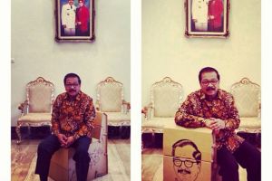 Gubernur Jatim pun kepincut furnitur kardus bikinan anak muda ini