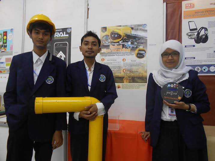 Keren, 3 mahasiswa ini ciptakan robot pendeteksi kebocoran pipa gas