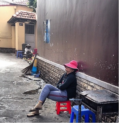 Ini 5 foto momen tidur lelap warga Saigon, Vietnam