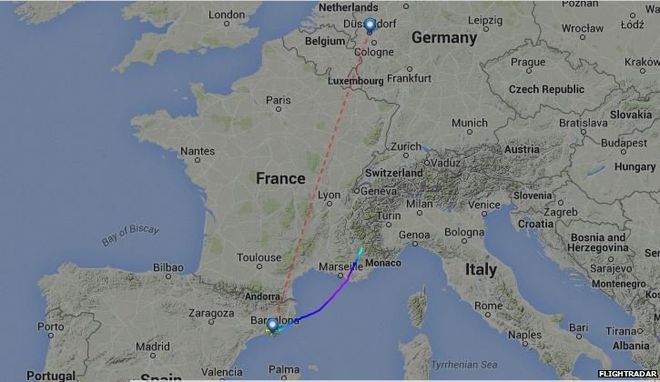 Pesawat Germanwings bawa 142 penumpang celaka di pegunungan Prancis