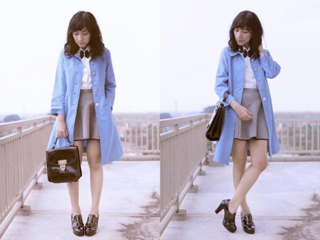  Suka bergaya vintage? Pilihan busana Clara Devi ini bisa kamu tiru!