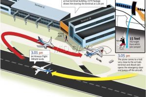 Penumpang pesawat di India buka pintu darurat dan lompat ke luar