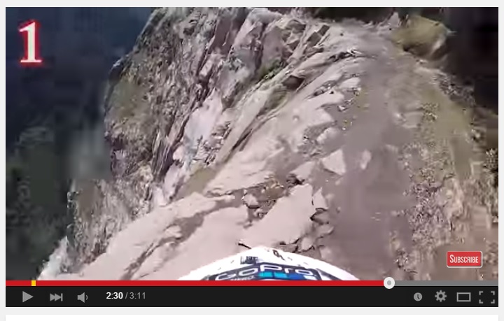 VIDEO: Jalan berbahaya di dunia, satu kesalahan bikin nyawa melayang
