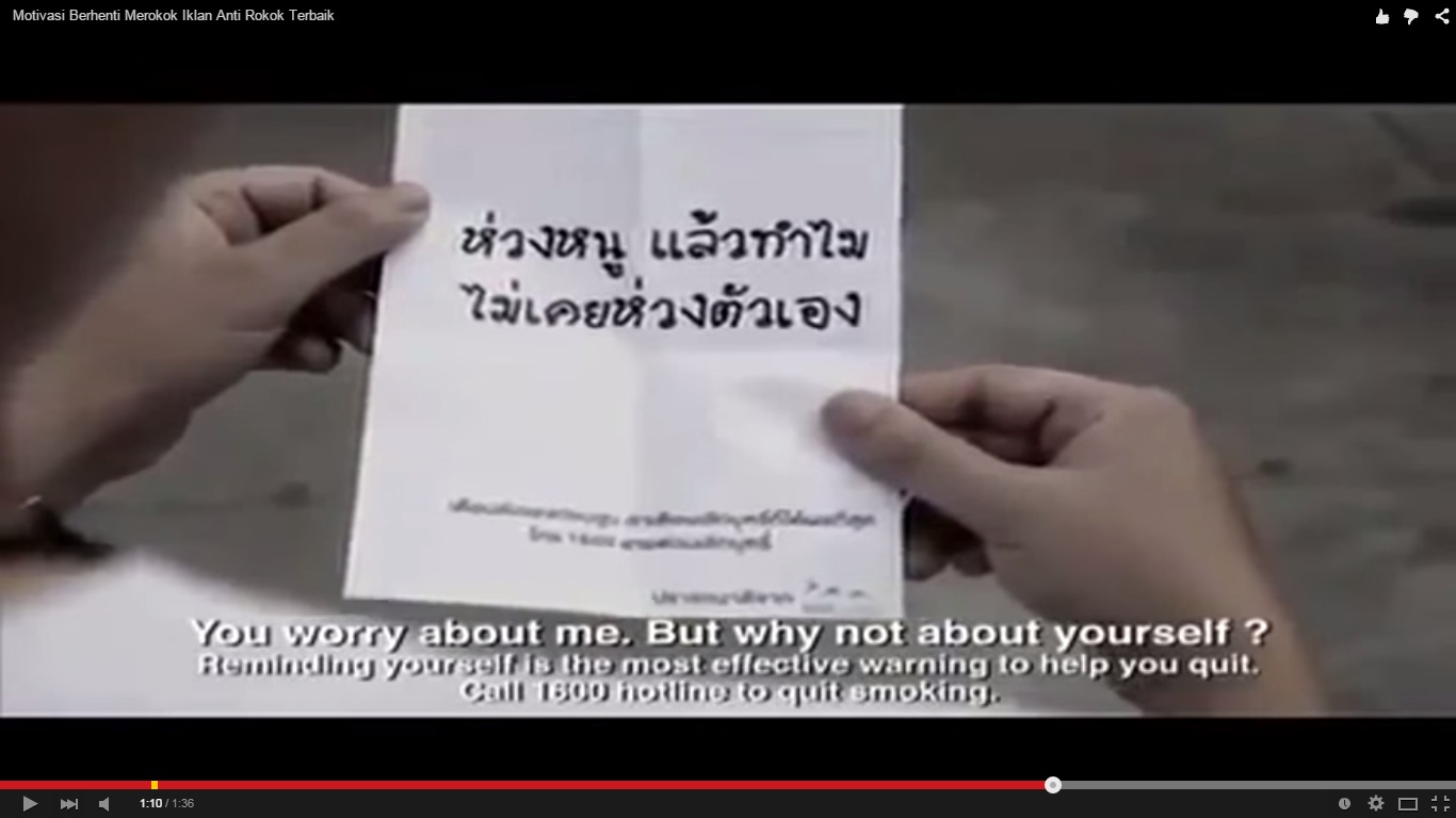 VIDEO: Iklan antimerokok terbaik