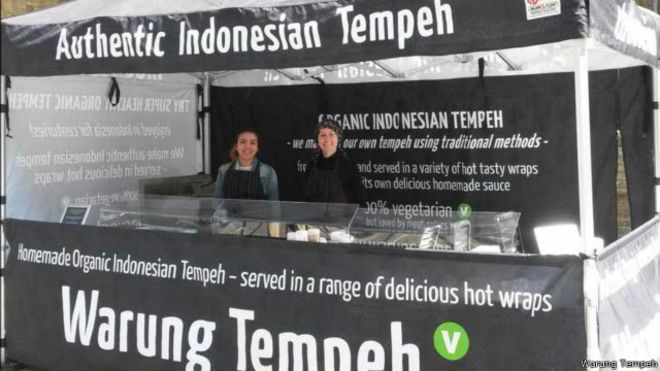 Ketagihan tempe, bule ini buka warung tempe di Inggris
