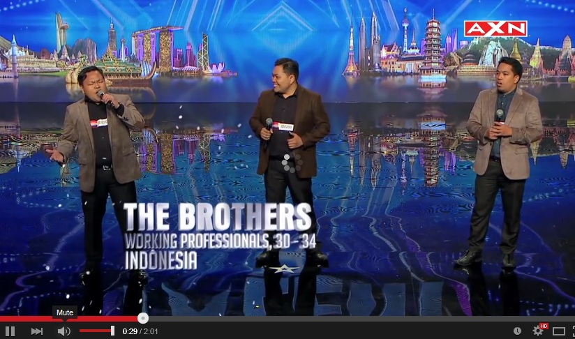 VIDEO: Tiga suara emas dari Indonesia pukau juri Asia's Got Talent