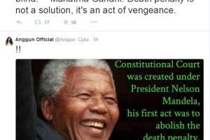 Banjir kecaman, Anggun berlindung di balik pernyataan Mandela & Gandhi