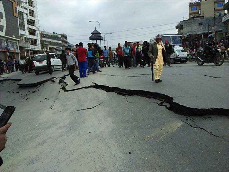 Gempa 7,4 SR guncang Nepal