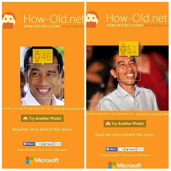 Di aplikasi ini usia Haji Lulung baru 41 Tahun lho, wah apa iya?