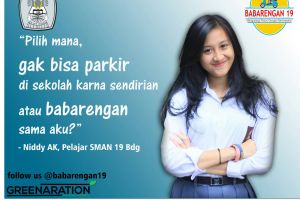 Kata Niddy Anak SMA 19 Bandung berangkat sekolahnya 'babarengan' aja