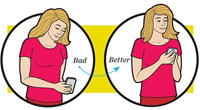 Posisi pemakaian gadget seperti ini membahayakan tubuh, hindari!