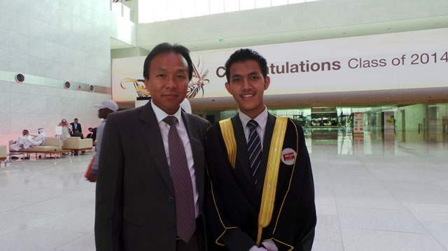 Meski gagap & sulit menulis, Rakhmat raih IPK 3,93 di Qatar University Meski gagap & sulit menulis, Rakhmat raih IPK 3,93 di Qatar University